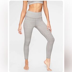 Athleta High Rise Jacquard Chaturanga Athletic Tights Size Small